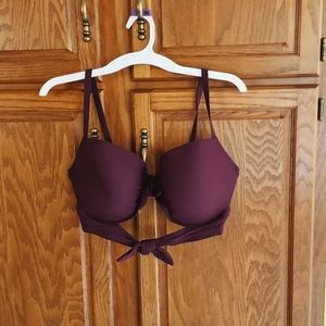 Shade Shore swimsuit top 38DD maroon